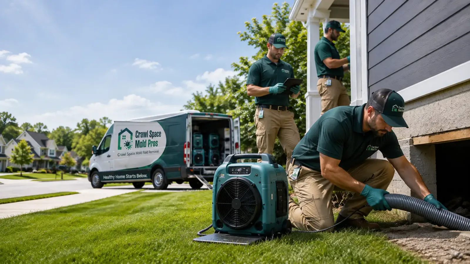 Crawl Space Mold Removal in Chatham, MI